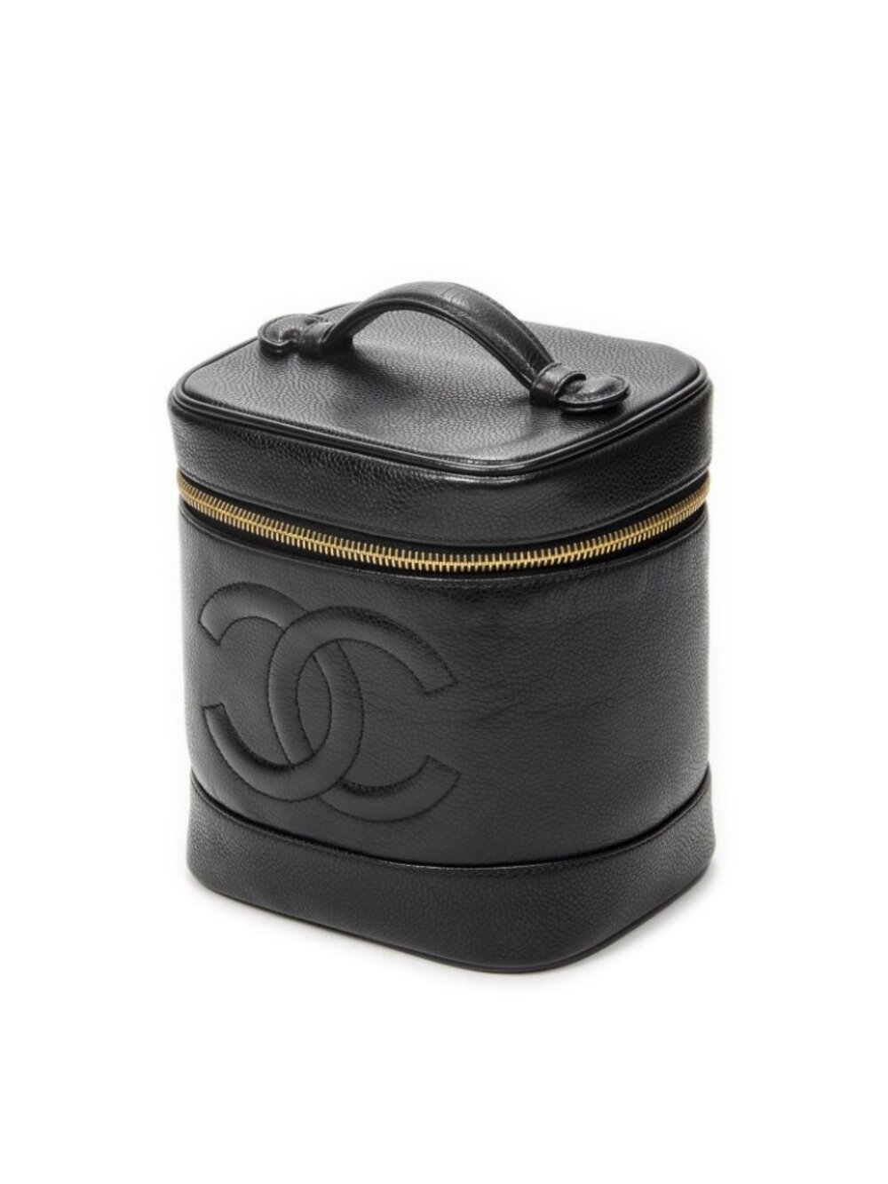 Chanel Timeless Tall Vanity Case Black Caviar Leather - Picture 2 of 11